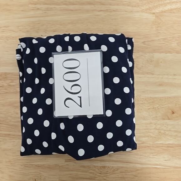 NWT Boden Amelie Jersey Dress UK 4R J0326 Navy Blue Polka Dot Teacher Casual - Picture 9 of 9